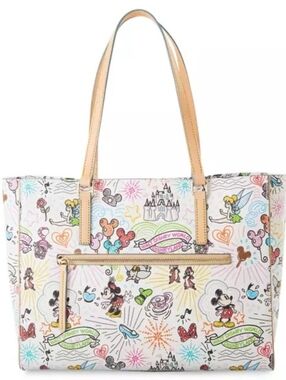 Disney Parks Sketch Dooney And Bourke Tote Bag